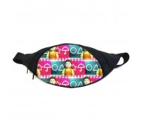 Поясная сумка бананка Игра в кальмара (GB - Squid Game 08) Gear Bag черная