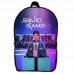 Рюкзак школьный Игра в кальмара (School Gear bag Squid Game 01) черный, 39 х 27 х 14 см