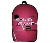 Рюкзак шкільний Гра в кальмара (School Gear bag Squid Game 08) чорний, 39 х 27 х 14 см