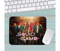 Коврик для мыши Игра в кальмара Squid Game средний 001 (290х250х3мм) Коврик для мыши Игра в кальмара Squid Game средний 001 (290х250х3мм)