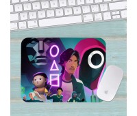 Коврик для мыши Игра в кальмара Squid Game маленький 003 (180х220х3мм) Коврик для мыши Игра в кальмара Squid Game маленький 003 (180х220х3мм)