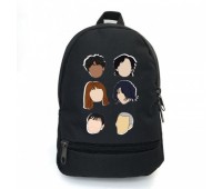 Рюкзак школьный Игра в кальмара School Bag BIG (Squid Game - 05) черный (43 х 30 х 17 см)