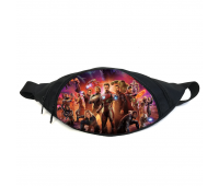 Поясная сумка Бананка Мстители Марвел (Avengers GB 02) Gear Bag черная