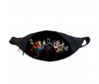 Поясная сумка Бананка Лига Справедливости (Justice League GB 01) Gear Bag черная