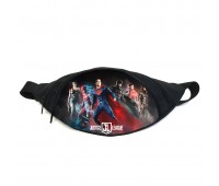Поясная сумка Бананка Лига Справедливости (Justice League GB 04) Gear Bag черная