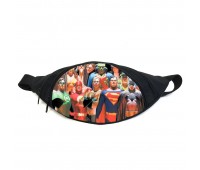 Поясная сумка Бананка Лига Справедливости (Justice League GB 05) Gear Bag черная