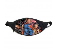 Поясная сумка Бананка Лига Справедливости (Justice League GB 07) Gear Bag черная