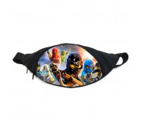 Поясная сумка Бананка Лего Ниндзяго (L Ninjago GB 01) Gear Bag черная