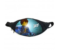 Поясная сумка Бананка Лего Ниндзяго (L Ninjago GB 06) Gear Bag черная