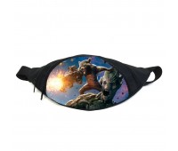 Поясная сумка Бананка Стражи Галактики (Guardians of the Galaxy GB 04) Gear Bag черная