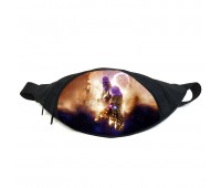 Поясная сумка Бананка Танос Марвел (Thanos Marvel GB 01) Gear Bag черная
