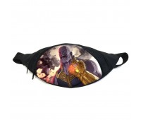 Поясная сумка Бананка Танос Марвел (Thanos Marvel GB 02) Gear Bag черная