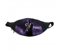 Поясная сумка Бананка Танос Марвел (Thanos Marvel GB 03) Gear Bag черная