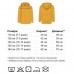 Худи Соник детское (Sonic 002) оранжевое, размер 128