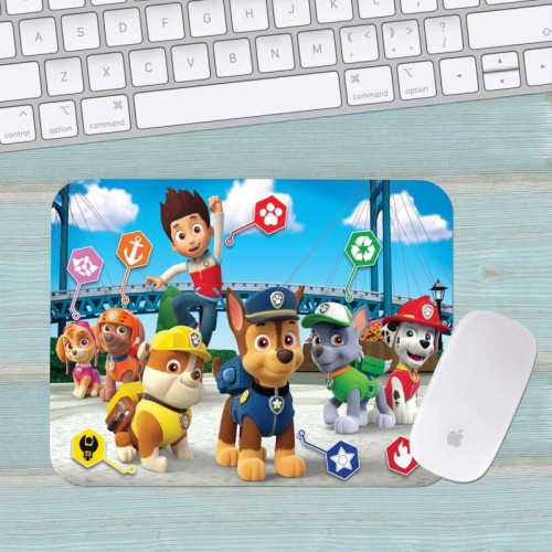 Коврик для мыши Щенячий патруль Paw Patrol средний 0010 (290х250х3мм) Коврик для мыши Щенячий патруль Paw Patrol средний 0010 (290х250х3мм)