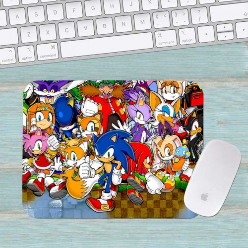 Коврик для мыши Соник Sonic маленький 005 (180х220х3мм) Коврик для мыши Соник Sonic маленький 005 (180х220х3мм)
