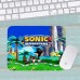 Коврик для мыши Соник Sonic средний 0017 (290х250х3мм)
