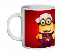 Кружка Миньоны Новогодняя Minions SuperCup (чашка-SC-M0030)