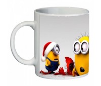 Кружка Миньоны Новогодняя Minions SuperCup (чашка-SC-M0031)