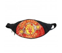 Поясная сумка бананка ФК Манчестер Юнайтед (GB - FC Manchester United 03) Gear Bag черная