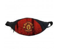 Поясная сумка бананка ФК Манчестер Юнайтед (GB - FC Manchester United 04) Gear Bag черная