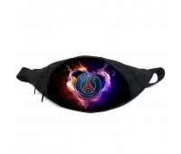 Поясная сумка бананка ФК Пари Сен-Жермен (GB - FC Paris Saint-Germain 03) Gear Bag черная