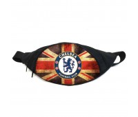Поясная сумка бананка ФК Челси (GB - FC Chelsea 02) Gear Bag черная