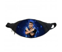 Поясная сумка бананка Лаутаро Мартинес футбол (GB - Football 03) Gear Bag черная