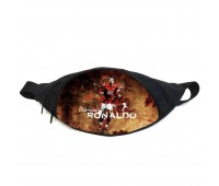 Поясная сумка бананка Криштиану Роналду футбол (GB - Football 01) Gear Bag черная
