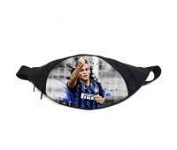 Поясная сумка бананка Лаутаро Мартинес футбол (GB - Football 02) Gear Bag черная