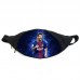 Поясная сумка бананка Лионель Месси футбол (GB - Football 01) Gear Bag черная