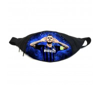 Поясная сумка бананка Мауро Икарди футбол (GB - Football 01) Gear Bag черная