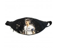 Поясная сумка бананка Мауро Икарди футбол (GB - Football 02) Gear Bag черная