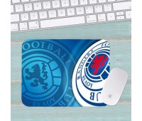 Коврик для мыши ФК Рейнджерс FC Rangers большой 004 (400х300х3мм)