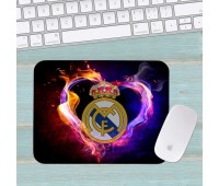 Коврик для мыши ФК Реал Мадрид FC Real Madrid маленький 005 (180х220х3мм)