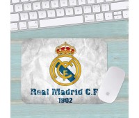 Коврик для мыши ФК Реал Мадрид FC Real Madrid маленький 004 (180х220х3мм)