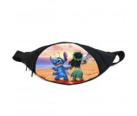 Поясная сумка бананка Лило и Стич (GB- Lilo & Stitch 03) Gear Bag черная