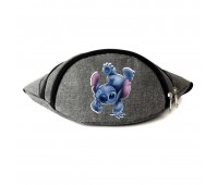 Поясная сумка бананка Лило и Стич (Lilo & Stitch 04) Cappuccino Toys серая