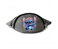 Поясная сумка бананка Лило и Стич (Lilo & Stitch 05) Cappuccino Toys серая