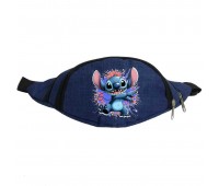 Поясная сумка бананка Лило и Стич (Lilo & Stitch 05) Cappuccino Toys синяя