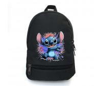 Рюкзак детский Лило и Стич Cappuccino Toys (Lilo & Stitch 001-black) черный, размер 35 х 28 х 13 см