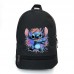 Рюкзак детский Лило и Стич Cappuccino Toys (Lilo & Stitch 001-black) черный, размер 35 х 28 х 13 см