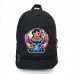 Рюкзак школьный Лило и Стич School Bag BIG (Lilo & Stitch - 05) черный (43 х 30 х 17 см)