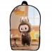 Рюкзак Лабубу (School Gear bag Labubu 03) черный, 39 х 27 х 14 см