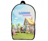 Рюкзак Лабубу дитячий (Gear bag mini Labubu 05) чорний, 29 х 21 х 9 см