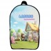 Рюкзак Лабубу детский (Gear bag mini Labubu 05) черный, 29 х 21 х 9 см