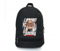 Рюкзак детский Лабубу Cappuccino Toys (Labubu 004-black) черный, размер 35 х 28 х 13 см