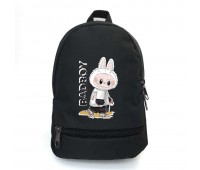 Рюкзак детский Лабубу Cappuccino Toys (Labubu 002-black) черный, размер 35 х 28 х 13 см