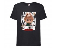 Футболка детская Лабубу (Labubu 001) черная 104 см