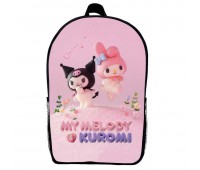 Рюкзак Хеллоу Кітті Куромі дитячий (Gear bag mini Kuromi Hello Kitty 01) чорний, 29 х 21 х 9 см
